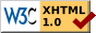XHTML 1.0 Valide